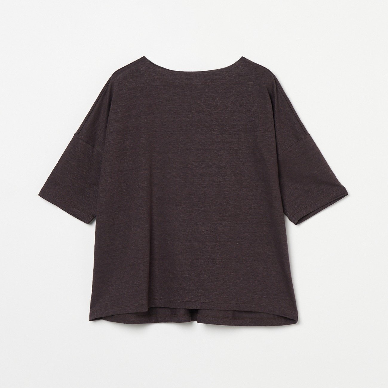 【エリオポール/heliopole】のNATURAL LINEN PULLOVER インテリア・キッズ・メンズ・レディースファッション・服の通販 founy(ファニー) 　ファッション　Fashion　レディースファッション　Ladies' Fashion Online　トップス・カットソー　Tops/Tshirt　プルオーバー　Pullover　サマー　Summer　ボーダー　Border　リネン　Linen　ワイド　Wide　人気　Popularity　無地　Plain Color　ダークブラウン|ID: prp329100004592653 ipo3291000000032606398