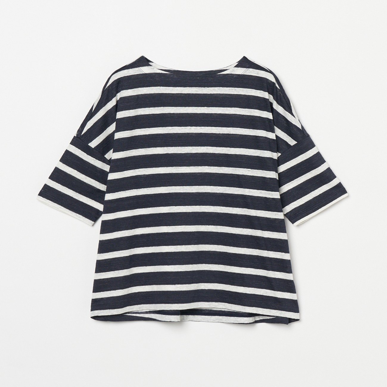 【エリオポール/heliopole】のNATURAL LINEN PULLOVER インテリア・キッズ・メンズ・レディースファッション・服の通販 founy(ファニー) 　ファッション　Fashion　レディースファッション　Ladies' Fashion Online　トップス・カットソー　Tops/Tshirt　プルオーバー　Pullover　サマー　Summer　ボーダー　Border　リネン　Linen　ワイド　Wide　人気　Popularity　無地　Plain Color　ブルー系|ID: prp329100004592653 ipo3291000000032606399