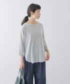 【かぐれ/kagure / URBAN RESEARCH】のシフォン天竺7分袖カットソー L.GRAY|ID: prp329100004592675 ipo3291000000032763100