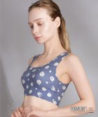 【ウンナナクール/une nana cool】の【ノンワイヤーブラ】スヌーピー MADE WITH PEANUTS 綿混 フラット仕上げ グレイッシュブルー|ID: prp329100004592678 ipo3291000000032606753