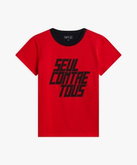 【アニエスベー ファム/agnes b. FEMME】のS823 TS BRANDO Tシャツ 人気、トレンドファッション・服の通販 founy(ファニー) ファッション Fashion レディースファッション Ladies' Fashion Online トップス・カットソー Tops/Tshirt シャツ/ブラウス Shirts/Blouses ロング / Tシャツ T-Shirts シンプル Simple フロント Front プリント Print 半袖 Short Sleeve |ID:prp329100004592698