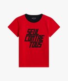 【アニエスベー ファム/agnes b. FEMME】のS823 TS BRANDO Tシャツ 人気、トレンドファッション・服の通販 founy(ファニー) ファッション Fashion レディースファッション Ladies' Fashion Online トップス・カットソー Tops/Tshirt シャツ/ブラウス Shirts/Blouses ロング / Tシャツ T-Shirts シンプル Simple フロント Front プリント Print 半袖 Short Sleeve thumbnail レッド|ID: prp329100004592698 ipo3291000000032607013