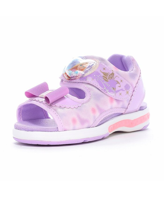 【ムーンスター/MOONSTAR / KIDS】の【MoonStar】 DN C1354 ディズニー LED 光る キッズサンダル インテリア・キッズ・メンズ・レディースファッション・服の通販 founy(ファニー) https://founy.com/ ファッション Fashion キッズファッション KIDS Children’s Clothing おすすめ Recommend パープル Purple リボン Ribbon |ID: prp329100004592737 ipo3291000000032607559