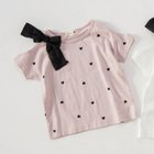 【ブランシェス/branshes / KIDS】の【プチプラ】肩リボン半袖Tシャツ ピンク|ID: prp329100004592744 ipo3291000000032607738