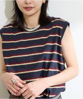【ジャーナルスタンダード/JOURNAL STANDARD】の《追加 4》汗ジミ防止天竺ボーダーノースリーブ 人気、トレンドファッション・服の通販 founy(ファニー) ファッション Fashion レディースファッション Ladies' Fashion Online トップス・カットソー Tops/Tshirt キャミソール / ノースリーブ No Sleeves 2025年 2025 2025-2026秋冬・A/W Aw/Autumn/Winter/Fw/Fall/2025-2026 ノースリーブ No Sleeve ボーダー Border |ID:prp329100004592747