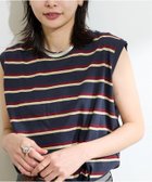 【ジャーナルスタンダード/JOURNAL STANDARD】の《追加 4》汗ジミ防止天竺ボーダーノースリーブ 人気、トレンドファッション・服の通販 founy(ファニー) ファッション Fashion レディースファッション Ladies' Fashion Online トップス・カットソー Tops/Tshirt キャミソール / ノースリーブ No Sleeves 2025年 2025 2025-2026秋冬・A/W Aw/Autumn/Winter/Fw/Fall/2025-2026 ノースリーブ No Sleeve ボーダー Border thumbnail ネイビー|ID: prp329100004592747 ipo3291000000032607778