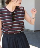【ジャーナルスタンダード/JOURNAL STANDARD】の《追加 4》汗ジミ防止天竺ボーダーノースリーブ 人気、トレンドファッション・服の通販 founy(ファニー) ファッション Fashion レディースファッション Ladies' Fashion Online トップス・カットソー Tops/Tshirt キャミソール / ノースリーブ No Sleeves 2025年 2025 2025-2026秋冬・A/W Aw/Autumn/Winter/Fw/Fall/2025-2026 ノースリーブ No Sleeve ボーダー Border thumbnail ブラウン|ID: prp329100004592747 ipo3291000000032607779