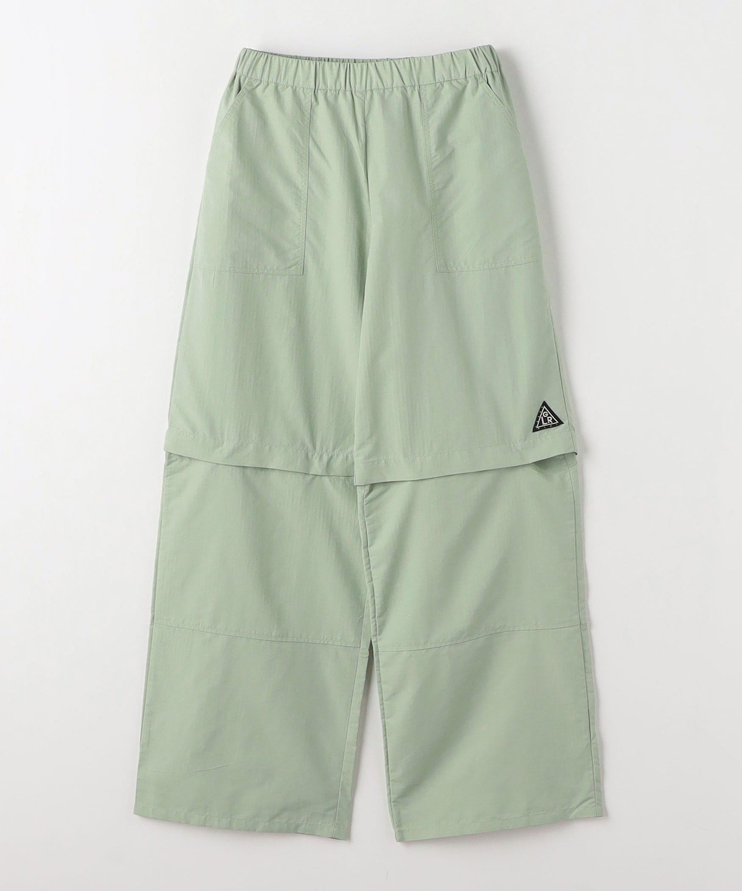 【その他のブランド/Other】のTJ コンバーチブル パンツ 140cm-160cm インテリア・キッズ・メンズ・レディースファッション・服の通販 founy(ファニー) 　ファッション　Fashion　キッズファッション　KIDS Children’s Clothing　ボトムス　Bottoms/Kids　アウトドア　Outdoor　ハーフ　Half　ワンポイント　One Point　LIME|ID: prp329100004592768 ipo3291000000032608214