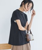 【コーエン/COEN】のUSAコットンワイドリブリピTフレンチスリーブ BLACK|ID: prp329100004592772 ipo3291000000032608286