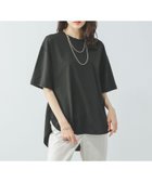 【グローバルワーク/GLOBAL WORK】のフローズンラウンドチュニック/498386 人気、トレンドファッション・服の通販 founy(ファニー) ファッション Fashion レディースファッション Ladies' Fashion Online トップス・カットソー Tops/Tshirt ベーシック Basic ワイド Wide 吸水 Water Absorption thumbnail ブラック09|ID: prp329100004592779 ipo3291000000032608368