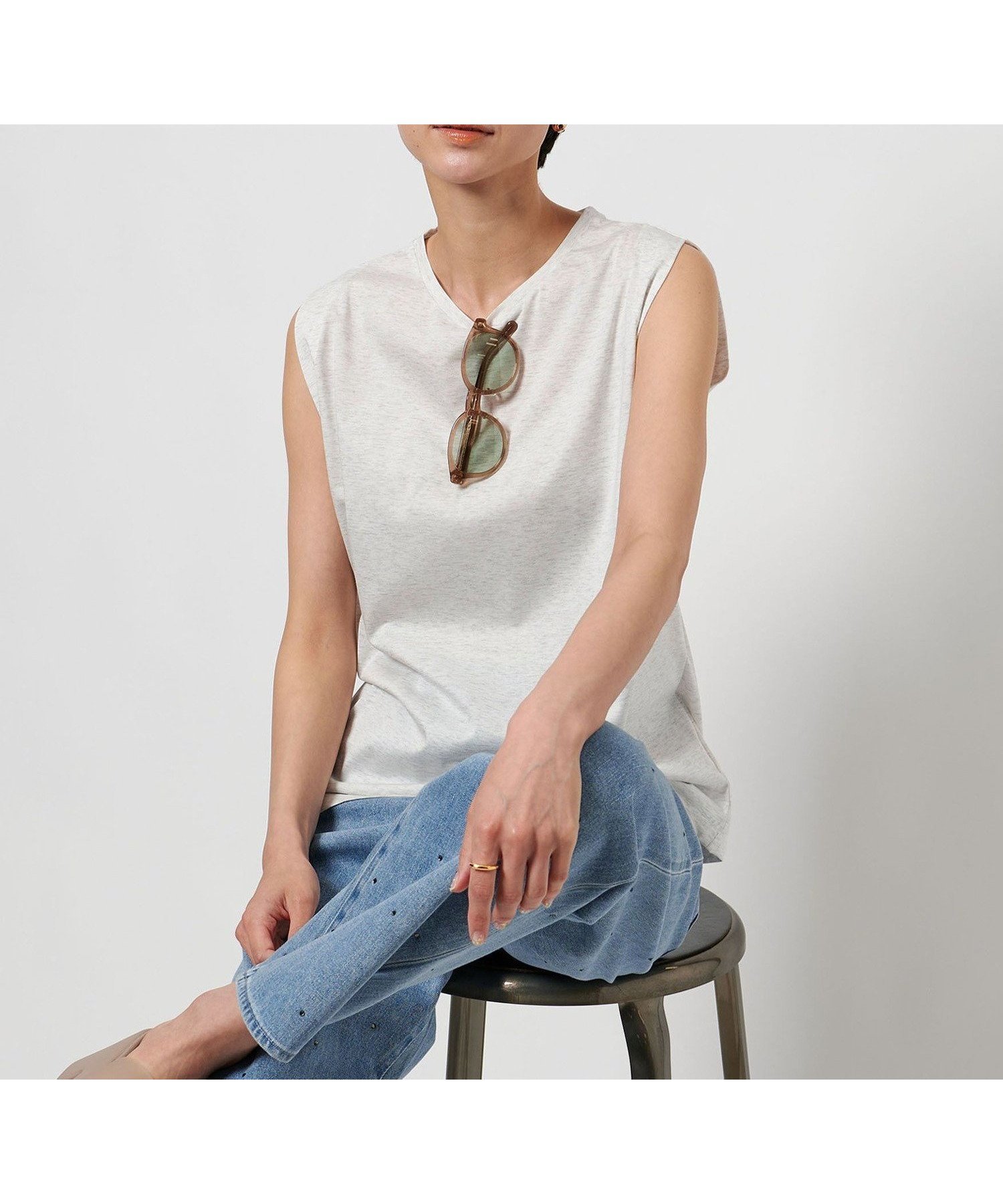 【ユナイテッドアローズ/UNITED ARROWS】のベーシック ノースリーブ カットソー 人気、トレンドファッション・服の通販 founy(ファニー) 　ファッション　Fashion　レディースファッション　Ladies' Fashion Online　トップス・カットソー　Tops/Tshirt　キャミソール / ノースリーブ　No Sleeves　カットソー　Cut and Sewn　おすすめ　Recommend　インナー　Inner　カットソー　Cut And Sew　シルケット　Mercerization　ジャケット　Jacket　ノースリーブ　No Sleeve　ベーシック　Basic　 other-1|ID: prp329100004592780 ipo3291000000032608400