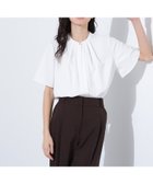 【エヌ ナチュラルビューティーベーシック/N.Natural Beauty basic】のフロントタックフレアスリーブブラウス 人気、トレンドファッション・服の通販 founy(ファニー) ファッション Fashion レディースファッション Fashion for Women トップス・カットソー Cut & Sew Tops シャツ・ブラウス・オフィスカジュアル Elegant Blouses & Button-Ups インナー Innerwear シンプル Simple, Minimal ジャケット Jacket, Outerwear ジョーゼット Georgette, Semi-Sheer Fabric スリーブ Sleeve, Long Sleeve / Short Sleeve フレア Flare, Flared ベーシック Basic, Essential エレガント 上品 Elegant thumbnail オフ1|ID: prp329100004592791 ipo3291000000032754488