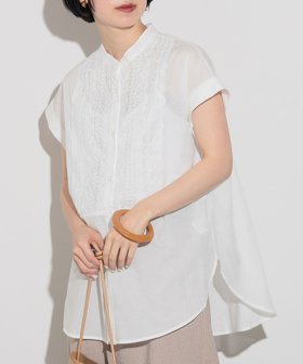 【ビームス ハート/BEAMS HEART】のレースヨーク シャツ 人気、トレンドファッション・服の通販 founy(ファニー) ファッション Fashion レディースファッション Ladies' Fashion Online トップス・カットソー Tops/Tshirt シャツ/ブラウス Shirts/Blouses インナー Inner ウェーブ Wave クラシカル Classical スタンド Stand デニム Denim フレア Flare ヨーク Yoke レース Race おすすめ Recommend 夏 Summer エレガント 上品 Elegant ビジネス 仕事 通勤 Business |ID:prp329100004592793