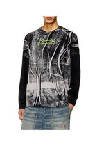 【ディーゼル/DIESEL / MEN】のメンズ Tシャツ 長袖 T-JUST-LS-N ホワイト系その他|ID: prp329100004592798 ipo3291000000032608620