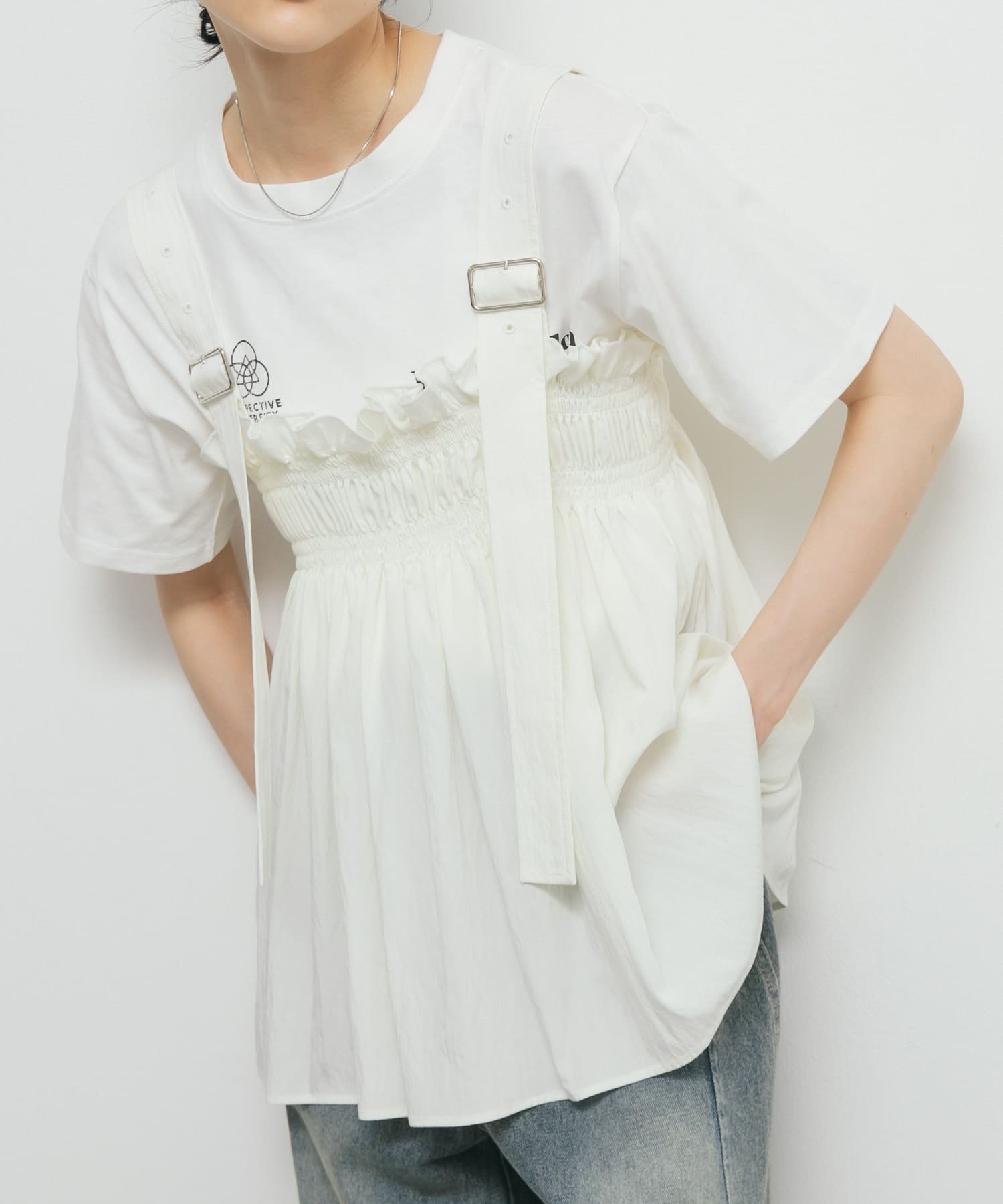 【ケービーエフ/KBF / URBAN RESEARCH】のフリルギャザービスチェ インテリア・キッズ・メンズ・レディースファッション・服の通販 founy(ファニー) 　ファッション　Fashion　レディースファッション　Ladies' Fashion Online　トップス・カットソー　Tops/Tshirt　ビスチェ　Bustier　2025年　2025　2025春夏・S/S　Ss,Spring/Summer,2025　シャーリング　Shirring　ノースリーブ　No Sleeve　ビスチェ　Bustier　夏　Summer　S/S・春夏　Ss・Spring/Summer　IVORY|ID: prp329100004592803 ipo3291000000032608678