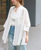 【ジャーナルスタンダード レリューム/JOURNAL STANDARD relume】のナチュラルストレッチドルマンシャツ 人気、トレンドファッション・服の通販 founy(ファニー) ファッション Fashion レディースファッション Fashion for Women トップス・カットソー Cut & Sew Tops シャツ・ブラウス・オフィスカジュアル Elegant Blouses & Button-Ups 2025年 2025 2025春夏・S/S Spring/Summer 2025 SS25 ギャザー Gathered, Ruffled シアー Sheer, See-Through シンプル Simple, Minimal ヨーク Yoke, Yoke Design thumbnail ホワイト|ID: prp329100004592807 ipo3291000000033593356