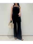 【リリーブラウン/Lily Brown】のペプラムトップスフレアパンツセット BLK[009]|ID: prp329100004592820 ipo3291000000032608825