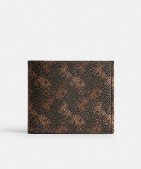【コーチ/COACH / MEN】の【公式】オンライン限定 ダブル ビルフォールド ウォレット・ホース アンド キャリッジ プリント 人気、トレンドファッション・服の通販 founy(ファニー) ファッション Fashion メンズファッション Men's Style Online スリム Slim ダブル Double プリント Print ポケット Pocket メンズ Mens 財布 Wallet |ID:prp329100004592830