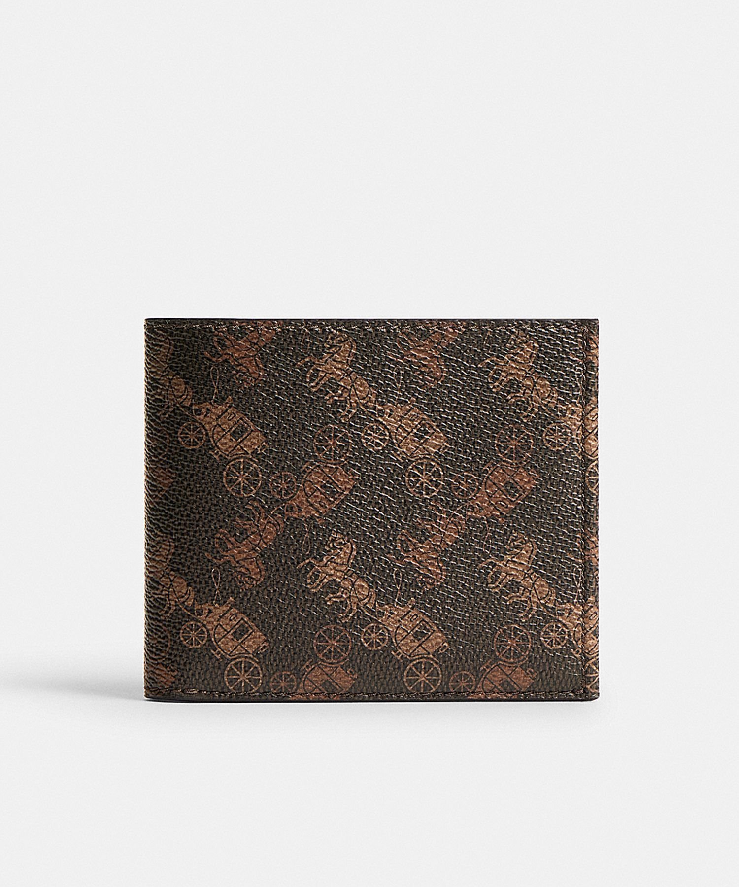【コーチ/COACH / MEN】の【公式】オンライン限定 ダブル ビルフォールド ウォレット・ホース アンド キャリッジ プリント インテリア・キッズ・メンズ・レディースファッション・服の通販 founy(ファニー) 　ファッション　Fashion　メンズファッション　Men's Style Online　スリム　Slim　ダブル　Double　プリント　Print　ポケット　Pocket　メンズ　Mens　財布　Wallet　BROWN|ID: prp329100004592830 ipo3291000000032608943