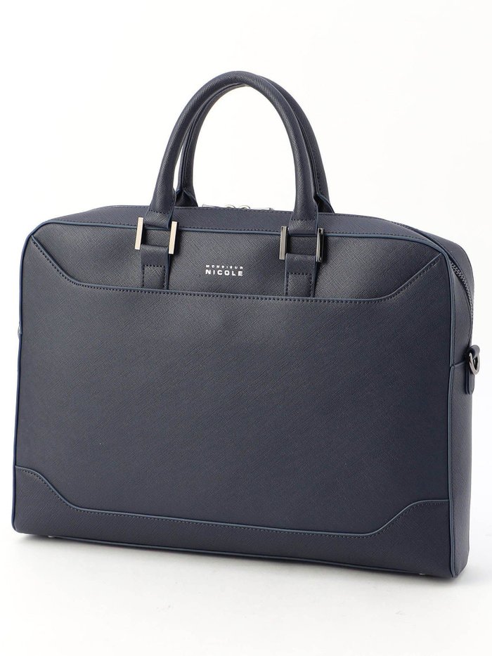 【ニコル/NICOLE / MEN】のレザーブリーフケース インテリア・キッズ・メンズ・レディースファッション・服の通販 founy(ファニー) https://founy.com/ ファッション Fashion メンズファッション Fashion for Men ショルダー Shoulder, Shoulder Strap スタイリッシュ Stylish, Fashionable フロント Front, Front Design ポケット Pocket, Pocket Detail ワイド Wide, Wide Fit エレガント 上品 Elegant 軽量 Lightweight, Ultra Light |ID: prp329100004592837 ipo3291000000032763324
