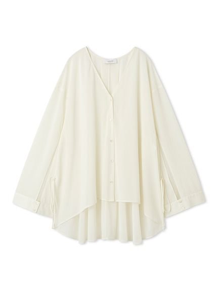【エミ/emmi】のシアーボリュームシャツ インテリア・キッズ・メンズ・レディースファッション・服の通販 founy(ファニー) https://founy.com/ ファッション Fashion レディースファッション Ladies' Fashion Online トップス・カットソー Tops/Tshirt シャツ/ブラウス Shirts/Blouses おすすめ Recommend スリット Slit セットアップ Set Up 羽織 Haori |ID: prp329100004592841 ipo3291000000032609048