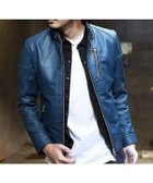 【メンズビギトーキョー/Men's Bigi / MEN】のシングルライダースレザージャケット 人気、トレンドファッション・服の通販 founy(ファニー) ファッション Fashion メンズファッション Men's Style Online ジャケット Jacket エレガント 上品 Elegant thumbnail インディゴブルー|ID: prp329100004592842 ipo3291000000032609062