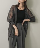 【センスオブプレイス/SENSE OF PLACE by URBAN RESEARCH】の『一部WEB限定カラー』バンドカラーシャンブレーシアーシャツ 人気、トレンドファッション・服の通販 founy(ファニー) ファッション Fashion レディースファッション Ladies' Fashion Online トップス・カットソー Tops/Tshirt シャツ/ブラウス Shirts/Blouses 2025年 2025 2025春夏・S/S Ss,Spring/Summer,2025 キャミソール Camisole タンク Tank 夏 Summer 春 Spring S/S・春夏 Ss・Spring/Summer thumbnail CHARCOAL|ID: prp329100004592854 ipo3291000000032609209