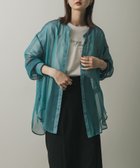 【センスオブプレイス/SENSE OF PLACE by URBAN RESEARCH】の『一部WEB限定カラー』バンドカラーシャンブレーシアーシャツ 人気、トレンドファッション・服の通販 founy(ファニー) ファッション Fashion レディースファッション Ladies' Fashion Online トップス・カットソー Tops/Tshirt シャツ/ブラウス Shirts/Blouses 2025年 2025 2025春夏・S/S Ss,Spring/Summer,2025 キャミソール Camisole タンク Tank 夏 Summer 春 Spring S/S・春夏 Ss・Spring/Summer thumbnail TURQUOISE|ID: prp329100004592854 ipo3291000000032609212
