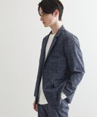 【ティーケー/tk TAKEO KIKUCHI / MEN】の【洗える/通気性】COOL DOTSテーラードジャケット(セットアップ対応) ブルー|ID: prp329100004592855 ipo3291000000032609221