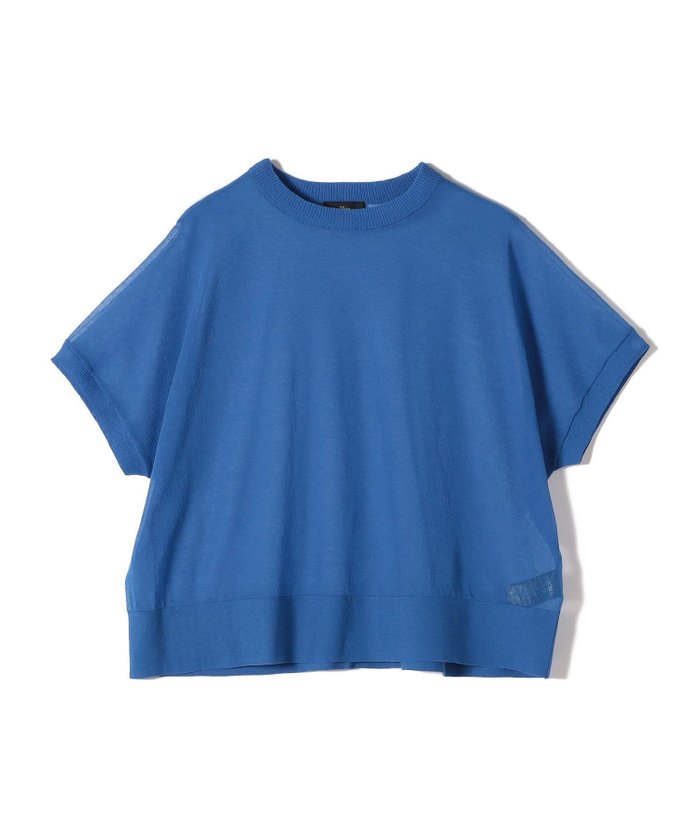 【シップス フォー ウィメン/SHIPS】のSHIPS Primary Navy Label 手洗い可能 NOIR ワイド プルオーバー インテリア・キッズ・メンズ・レディースファッション・服の通販 founy(ファニー) https://founy.com/ ファッション Fashion レディースファッション Fashion for Women トップス・カットソー Cut & Sew Tops カジュアルプルオーバー・ニットトップス Pullovers & Knit Tops / Casual Pullovers イタリア Italy シアー Sheer, See-Through ベーシック Basic, Essential ボトム Bottoms, Lower Wear ワイド Wide, Wide Fit 夏 Summer |ID: prp329100004592881 ipo3291000000033834605