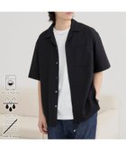 【コーエン メン/COEN / MEN】のエンボス加工ビンテージライクオープンカラーシャツ ー吸水速乾ー 人気、トレンドファッション・服の通販 founy(ファニー) ファッション Fashion メンズファッション Men's Style Online おすすめ Recommend セットアップ Set Up リラックス Relax 半袖 Short Sleeve 吸水 Water Absorption thumbnail BLACK|ID: prp329100004592898 ipo3291000000032609664