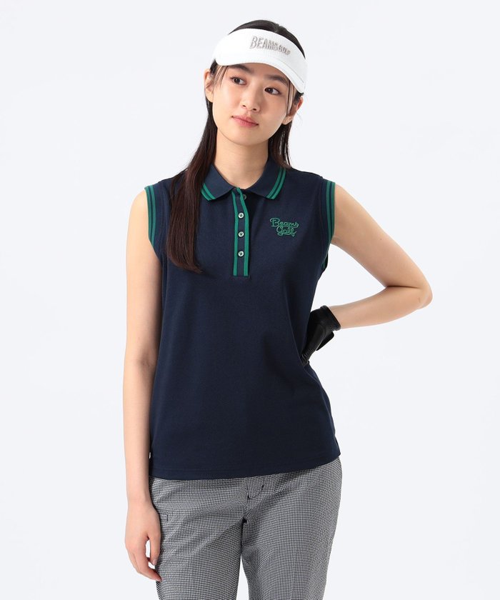 【その他のブランド/Other】のORANGE LABEL / リブライン ノースリーブ ポロシャツ インテリア・キッズ・メンズ・レディースファッション・服の通販 founy(ファニー) https://founy.com/ ファッション Fashion レディースファッション Ladies' Fashion Online トップス・カットソー Tops/Tshirt キャミソール / ノースリーブ No Sleeves シャツ/ブラウス Shirts/Blouses ポロシャツ Polo Shirts アウトドア Outdoor インナー Inner カッティング Cutting 鹿の子 Pique シンプル Simple ジャージ Jersey ストレッチ Stretch スポーティ Sporty ノースリーブ No Sleeve バランス Balance フィット Fit ポロシャツ Polo Shirt モノトーン Monotone おすすめ Recommend エレガント 上品 Elegant ゴルフ Golf |ID: prp329100004592900 ipo3291000000032609706