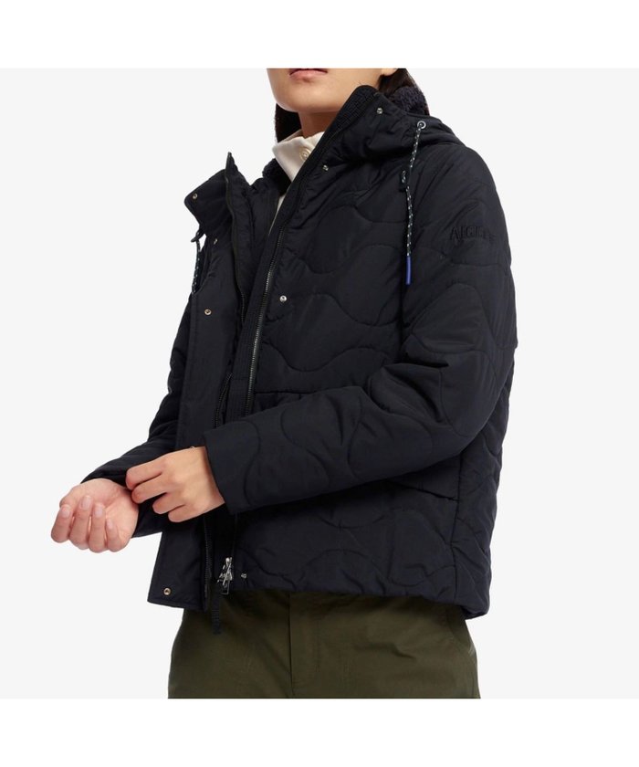 【エーグル/AIGLE】の撥水 DUPONT SORONA 中綿 インサレーション キルティングフーデッドジャケット インテリア・キッズ・メンズ・レディースファッション・服の通販 founy(ファニー) https://founy.com/ ファッション Fashion レディースファッション Ladies' Fashion Online アウター Coat Outerwear ジャケット Jackets ダメージ Damage ドローコード Draw Cord フラップ Flap フロント Front ポケット Pocket |ID: prp329100004592908 ipo3291000000032609770
