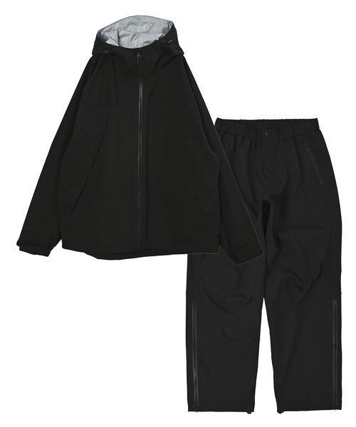 【ゴースローキャラバン/go slow caravan】のKiU/キウ RAIN SETUP インテリア・キッズ・メンズ・レディースファッション・服の通販 founy(ファニー) 　ファッション　Fashion　レディースファッション　Ladies' Fashion Online　セットアップ　Setup　アウトドア　Outdoor　シンプル　Simple　ジャケット　Jacket　スタイリッシュ　Stylish　セットアップ　Set Up　ドローコード　Draw Cord　ビジネス 仕事 通勤　Business　ブラック|ID: prp329100004592909 ipo3291000000032609804