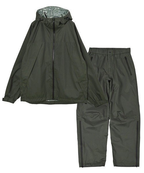 【ゴースローキャラバン/go slow caravan】のKiU/キウ RAIN SETUP インテリア・キッズ・メンズ・レディースファッション・服の通販 founy(ファニー) 　ファッション　Fashion　レディースファッション　Ladies' Fashion Online　セットアップ　Setup　アウトドア　Outdoor　シンプル　Simple　ジャケット　Jacket　スタイリッシュ　Stylish　セットアップ　Set Up　ドローコード　Draw Cord　ビジネス 仕事 通勤　Business　カーキ|ID: prp329100004592909 ipo3291000000032609806