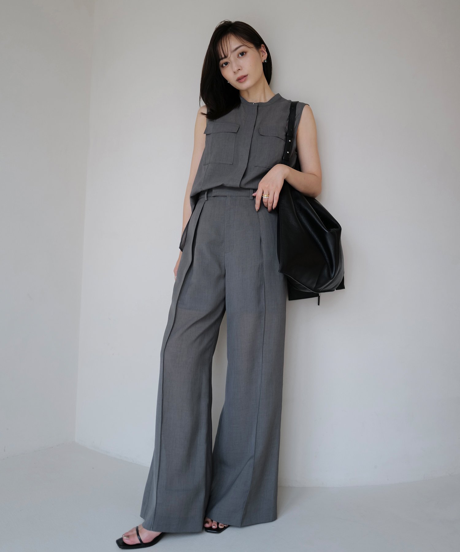 【アニュアンス/anuans】のシアーボイルセミワイドパンツ 人気、トレンドファッション・服の通販 founy(ファニー) 　ファッション　Fashion　レディースファッション　Ladies' Fashion Online　パンツ　Pants　おすすめ　Recommend　エアリー　Airy　シアー　Sheer　ストレッチ　Stretch　セットアップ　Set Up　バランス　Balance　夏　Summer　 other-1|ID: prp329100004592922 ipo3291000000032610029