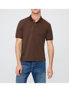 【ギャップ/GAP】のリラックス ピケポロシャツ WOODSY_BROWN|ID: prp329100004592926 ipo3291000000032610154