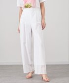 【アナイ/ANAYI】の【セットアップ対応商品】レース刺繍タックパンツ white|ID: prp329100004592949 ipo3291000000032610459