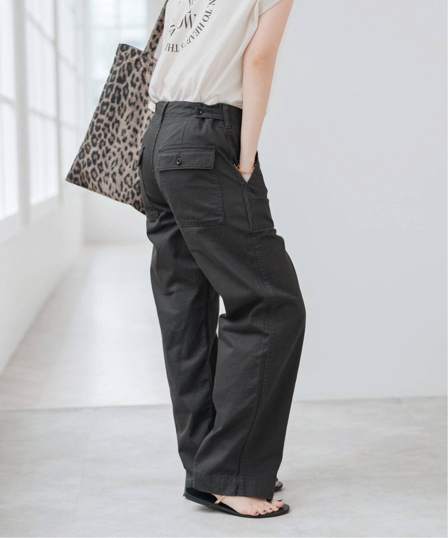 【スピック&スパン/Spick & Span】の《追加》ルーズベイカーパンツ インテリア・キッズ・メンズ・レディースファッション・服の通販 founy(ファニー) 　ファッション　Fashion　レディースファッション　Fashion for Women　パンツ　Pants & Trousers　人気　Popular, Best Seller　秋　Autumn　グレー|ID: prp329100004592956 ipo3291000000033845252
