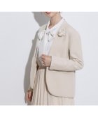 【クチュール ブローチ/Couture Brooch】の【セレモニーシーン/お仕事にも】ダブルクロスカラーレスジャケット 人気、トレンドファッション・服の通販 founy(ファニー) ファッション Fashion レディースファッション Fashion for Women アウター Coat / Outerwear Collection レディースジャケット・軽アウター Jackets スリット Slit, Slit Detail セレモニー Ceremony フェミニン Feminine, Girly レース Lace, Lace Fabric ビジネス 仕事 通勤 Business / Work / Commuting thumbnail グレージュ|ID: prp329100004592964 ipo3291000000032765805