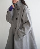 【ヴァンス エクスチェンジ/VENCE EXCHANGE】のスタンドカラーフェイクウールミドルフレアコート 人気、トレンドファッション・服の通販 founy(ファニー) ファッション Fashion レディースファッション Fashion for Women アウター Coat / Outerwear Collection コート・ロングコート・ピーコート Long Coats, Peacoats & More おすすめ Recommended / Our Picks クラシカル Classical, Vintage-Inspired スタンド Stand Collar, Upright Stand バランス Balance, Style Balance ビッグ Big, Oversized フレア Flare, Flared フロント Front, Front Design ボトム Bottoms, Lower Wear ミドル Middle Length, Mid Height ロング Long, Long-Length thumbnail グレイ|ID: prp329100004592969 ipo3291000000032610749
