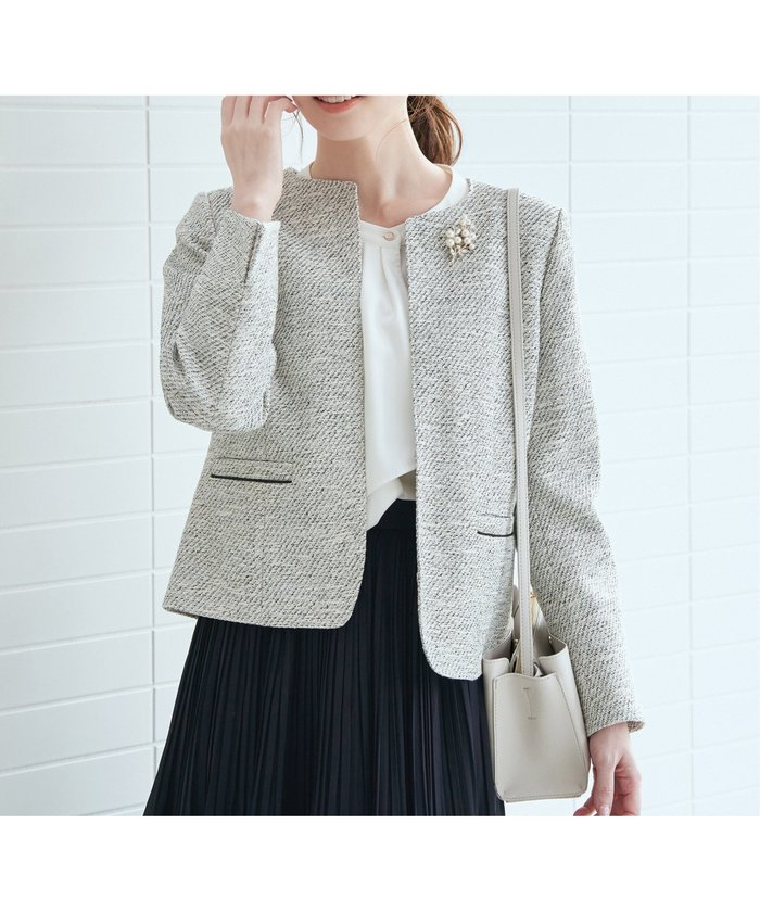 【イッカ/ikka】のファンシーツイードジャケット インテリア・キッズ・メンズ・レディースファッション・服の通販 founy(ファニー) https://founy.com/ ファッション Fashion レディースファッション Fashion for Women アウター Coat / Outerwear Collection レディースジャケット・軽アウター Jackets ジャケット Jacket, Outerwear セレモニー Ceremony ツイード Twill, Twill Weave フォーマル Formal, Dressy ポケット Pocket, Pocket Detail ビジネス 仕事 通勤 Business / Work / Commuting 入学式 Entrance Ceremony 卒業式 Graduation Ceremony |ID: prp329100004592978 ipo3291000000032610871