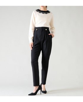 【ティアラ/Tiara】のバイカラーVネックレースニット 人気、トレンドファッション・服の通販 founy(ファニー) ファッション Fashion レディースファッション Ladies' Fashion Online トップス・カットソー Tops/Tshirt ニット Knit Tops Vネック V-Neck クラシカル Classical レース Race |ID:prp329100004592989