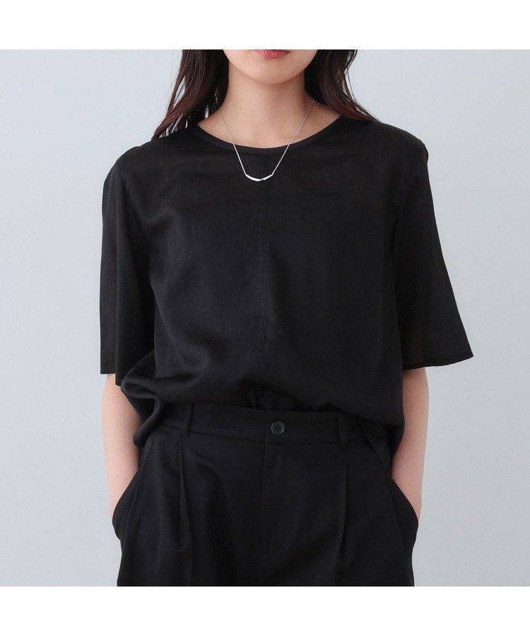 【インディヴィ/INDIVI】の【日本製/SETUP可能】ガーゼ素材Tブラウス 人気、トレンドファッション・服の通販 founy(ファニー) 　ファッション　Fashion　レディースファッション　Ladies' Fashion Online　トップス・カットソー　Tops/Tshirt　シャツ/ブラウス　Shirts/Blouses　おすすめ　Recommend　インナー　Inner　クロップド　Cropped　コンパクト　Compact　サテン　Satin　セットアップ　Set Up　バランス　Balance　日本製　Made In Japan　軽量　Lightweight　 other-1|ID: prp329100004592990 ipo3291000000032611071