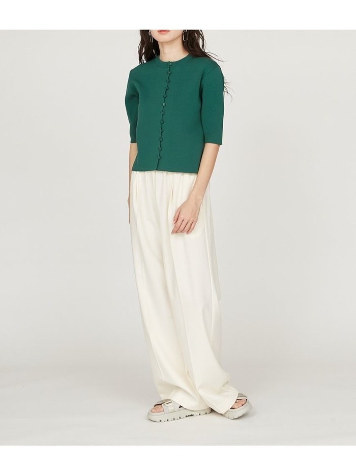 【エミ/emmi】の【10th】emmiロゴジャガードゴムタックパンツ インテリア・キッズ・メンズ・レディースファッション・服の通販 founy(ファニー) https://founy.com/ ファッション Fashion レディースファッション Ladies' Fashion Online パンツ Pants おすすめ Recommend ストレート Straight スペシャル Special スラックス Slacks ポケット Pocket 人気 Popularity 旅行 Travel |ID: prp329100004592992 ipo3291000000032611087