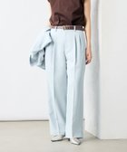 【ノーリーズ/NOLLEY'S】の《セットアップ対応》ウォッシャブルライトドライシャンブレーワイドパンツ サックス|ID: prp329100004592998 ipo3291000000032611173