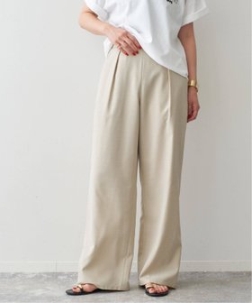 【スピック&スパン/Spick & Span】の《一部店舗+WEB限定》シャンブレーワンタックパンツ 人気、トレンドファッション・服の通販 founy(ファニー) ファッション Fashion レディースファッション Ladies' Fashion Online パンツ Pants シンプル Simple ストレート Straight エレガント 上品 Elegant |ID:prp329100004593006