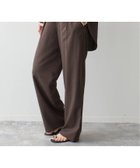 【スピック&スパン/Spick & Span】の《一部店舗+WEB限定》シャンブレーワンタックパンツ 人気、トレンドファッション・服の通販 founy(ファニー) ファッション Fashion レディースファッション Ladies' Fashion Online パンツ Pants シンプル Simple ストレート Straight エレガント 上品 Elegant thumbnail ブラウン|ID: prp329100004593006 ipo3291000000032611394