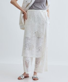 【インディヴィ/INDIVI】のラップスカート付きレースパンツ 人気、トレンドファッション・服の通販 founy(ファニー) ファッション Fashion レディースファッション Ladies' Fashion Online スカート Skirt おすすめ Recommend サンダル Sandals シンプル Simple ジャケット Jacket スニーカー Sneakers トレンド Trend バランス Balance ラップ Wrap レース Race 夏 Summer |ID:prp329100004593008