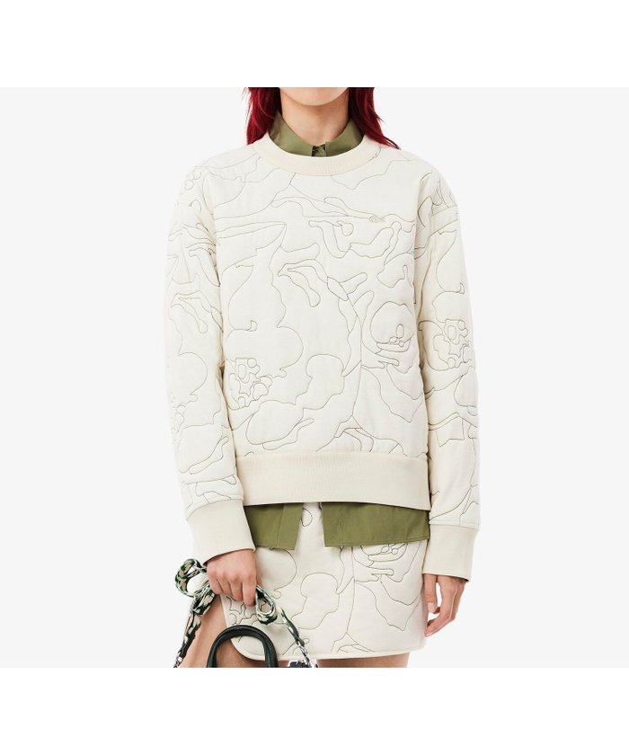 【ラコステ/LACOSTE】のリバーシブルキルティングクルーネック トレーナー インテリア・キッズ・メンズ・レディースファッション・服の通販 founy(ファニー) https://founy.com/ ファッション Fashion レディースファッション Ladies' Fashion Online キルティング Quilting サテン Satin シンプル Simple トレーナー Trainer モチーフ Motif 今季 This Season |ID: prp329100004593012 ipo3291000000032611461